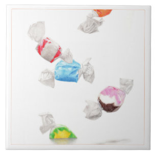 TAFFY RAIN 6" Ceramic Tile