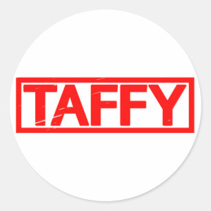 Taffy Stamp Classic Round Sticker
