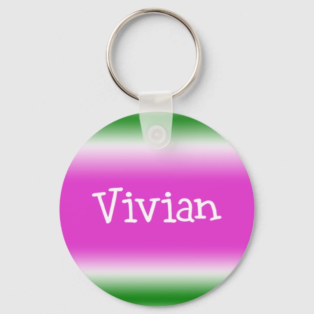 Taffy Twist: Vivian Key Ring (Front)