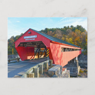 Taftsville Covered Bridge, Vermont Postcard