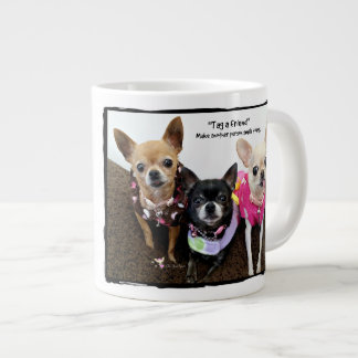 "Tag a Friend" (1A) Large Coffee Mug