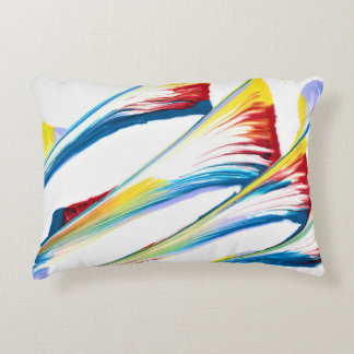 Tag Along 3 Wild Striped Abstract Accent Pillow