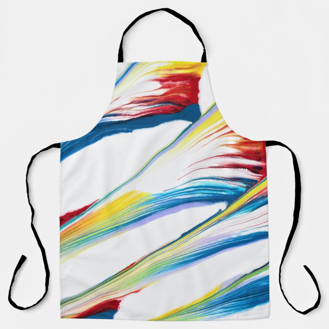 Tag Along 3 Wild Striped Abstract  Apron (Front)
