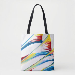 Tag Along 3 Wild Striped Abstract Tote Bag