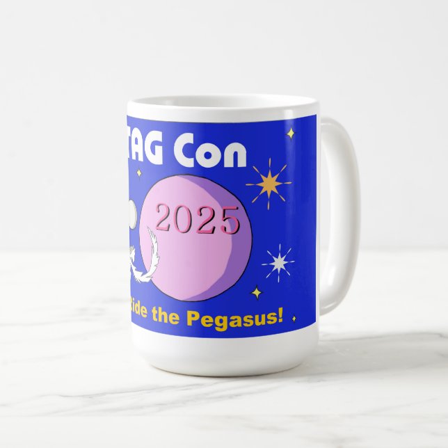 TAG Con 2025 Ride the Pegasus - Classic Mug (Front Right)