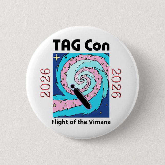 TAG Con 2026 Flight of the Vimana Button (Front)