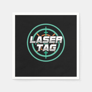 Tag Game Team Laser Guns Fire Shooting Infrared Be Napkin