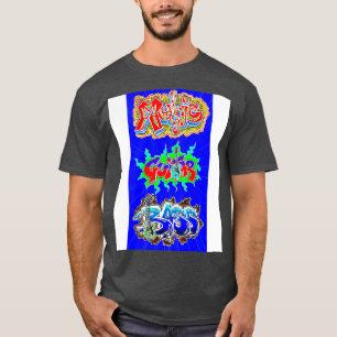 Tag Graffiti Music Art T-Shirt