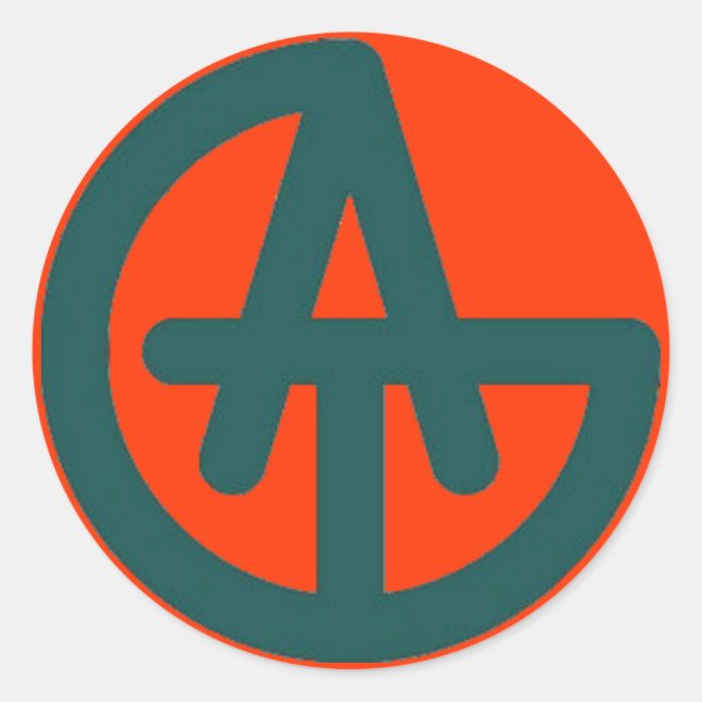 tag_logo_transparent classic round sticker (Front)