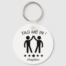 Tag Me In Key Ring