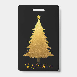 Tag-Merry Christmas ID Badge