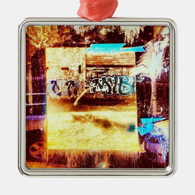 tag metal tree decoration (Front)