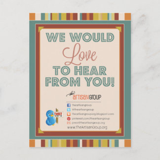 TAG Oscars Press Postcard