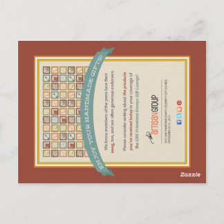 TAG Primetime Emmys Press Postcard