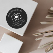 Tag Us On Instagram For Discount Product Sticker