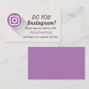 Tag Your Instagram Photos Hashtag Purple