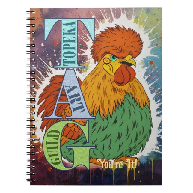 TAG You're it .  Classic  Playing Cards Notebook (Front)