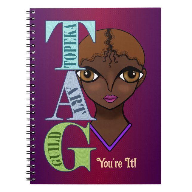 TAG You're it .  Classic  Playing Cards Notebook (Front)