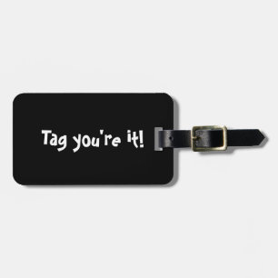 Tag you're it! Personalised Monogram Luggage Tag