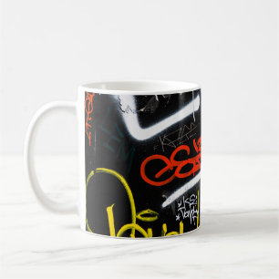 tagged coffee mug
