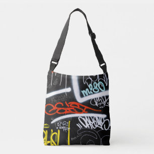 tagged crossbody bag