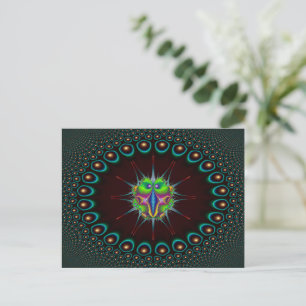 Taggert Bug in 24 Point Circular Frame Postcard
