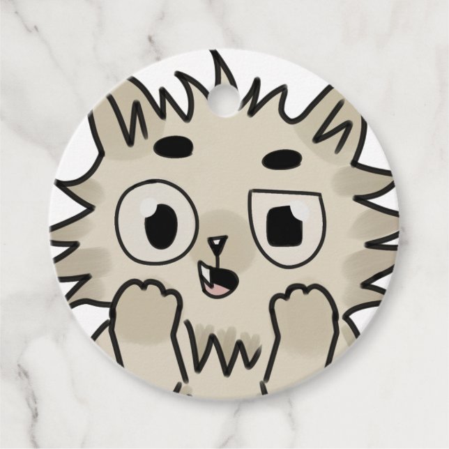 Tags for kitty souvenirs (Front)