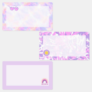 Tags Waterproof stickers Tie Dye