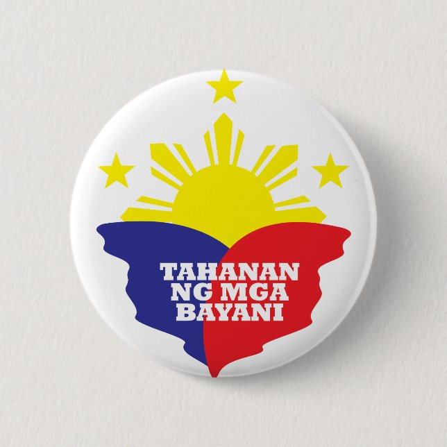 Tahanan Ng Mga Bayani 6 Cm Round Badge (Front)