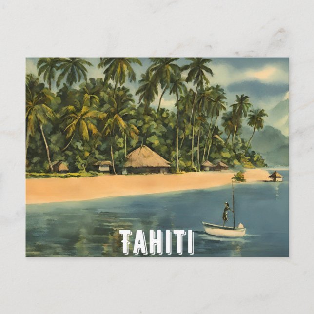 Tahiti (6) postcard (Front)
