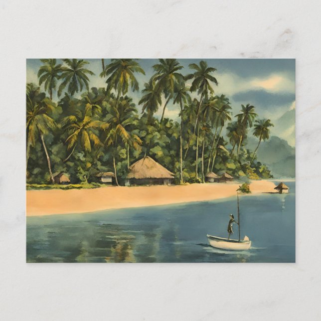 Tahiti (7) postcard (Front)