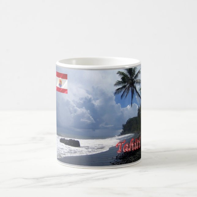 Tahiti - Beach - French Polynesia - Coffee Mug (Center)