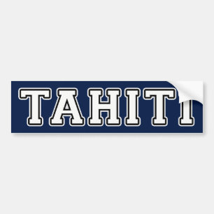 Tahiti Bumper Sticker