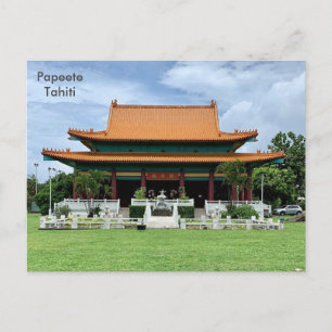 Tahiti, Chinese Kanti Temple of Tahiti, Papeete Postcard