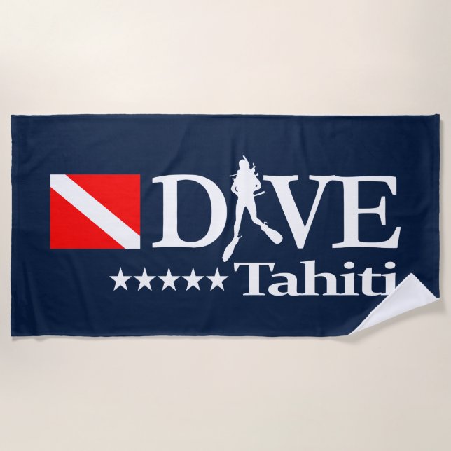Tahiti DV4 Beach Towel (Front)