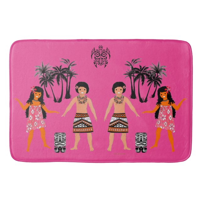 Tahiti, French Polynesia Bath Mat (Front)
