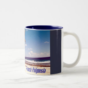 Tahiti French Polynesia Two-Tone Coffee Mug