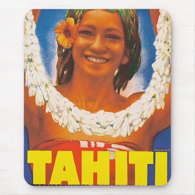 Tahiti ~ La Perle du Pacifique Mouse Mat (Front)