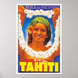 Tahiti ~ Perle du Pacifique Poster