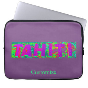 Tahiti Sign Thunder_Cove Laptop Sleeve