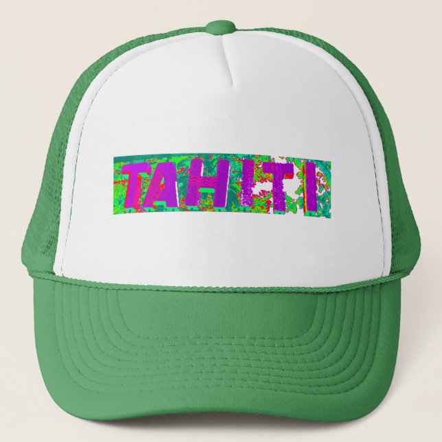 Tahiti Sign Thunder_Cove Trucker Hat (Front)