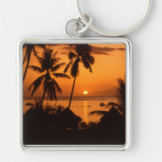 tahiti sunset key ring