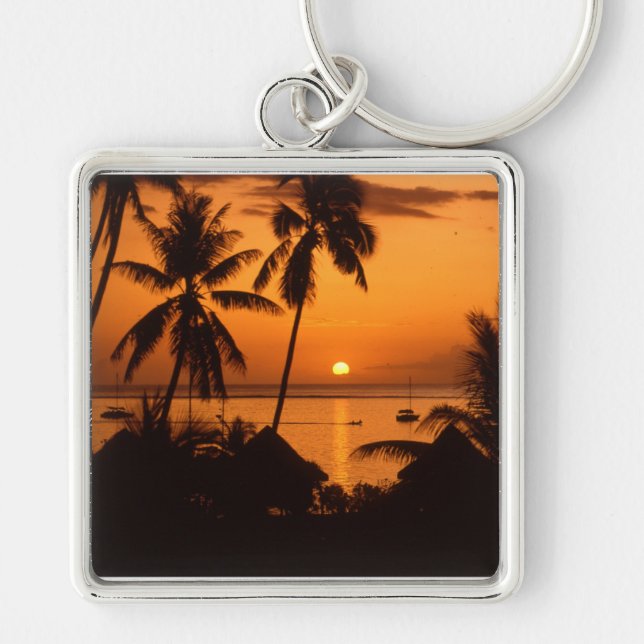 tahiti sunset key ring (Front)
