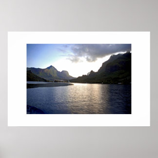 Tahiti Sunset Poster