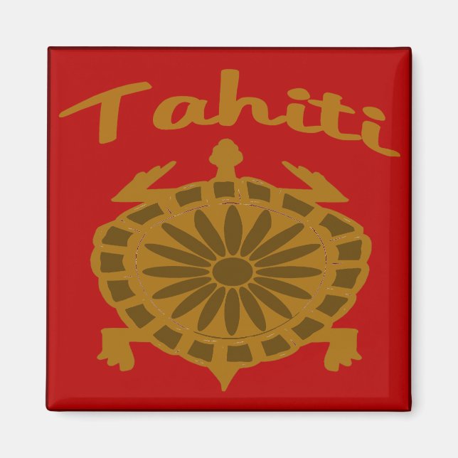 Tahiti Turtle Magnet (Front)