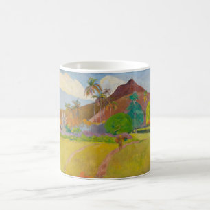 Tahitian Landscape (by Paul Gaugin) Coffee Mug