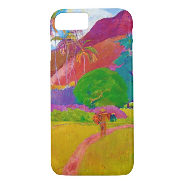 Tahitian Landscape, Gauguin Case-Mate iPhone Case (Back)