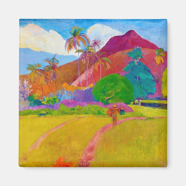 Tahitian Landscape, Gauguin Magnet (Front)