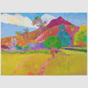 Tahitian Landscape, Gauguin Tissue Paper