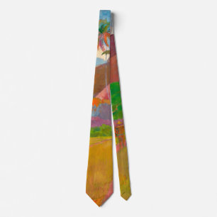 Tahitian Landscape Paul Gauguin Post-Impressionist Tie
